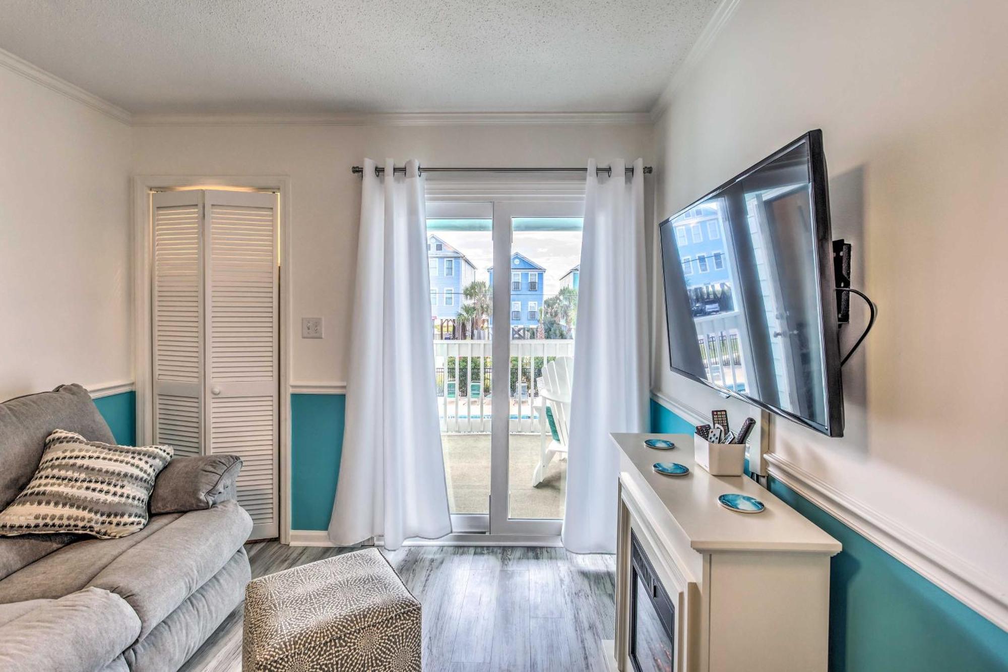 Surfside Beach Escape With Pool - Walk To Ocean! Myrtle Beach Exterior foto