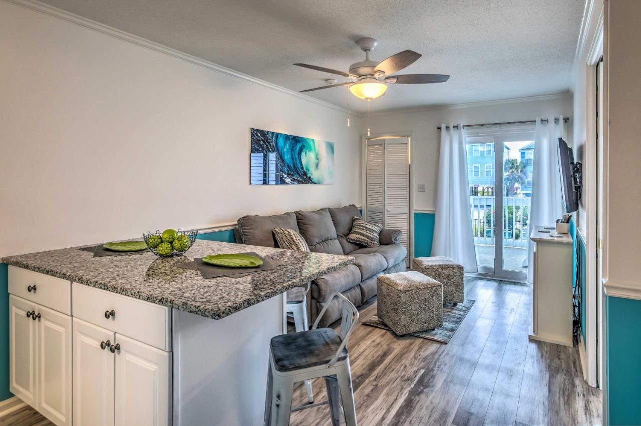Surfside Beach Escape With Pool - Walk To Ocean! Myrtle Beach Exterior foto